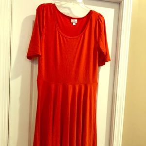LuLaRoe Nicole. Coral color. Worn once.